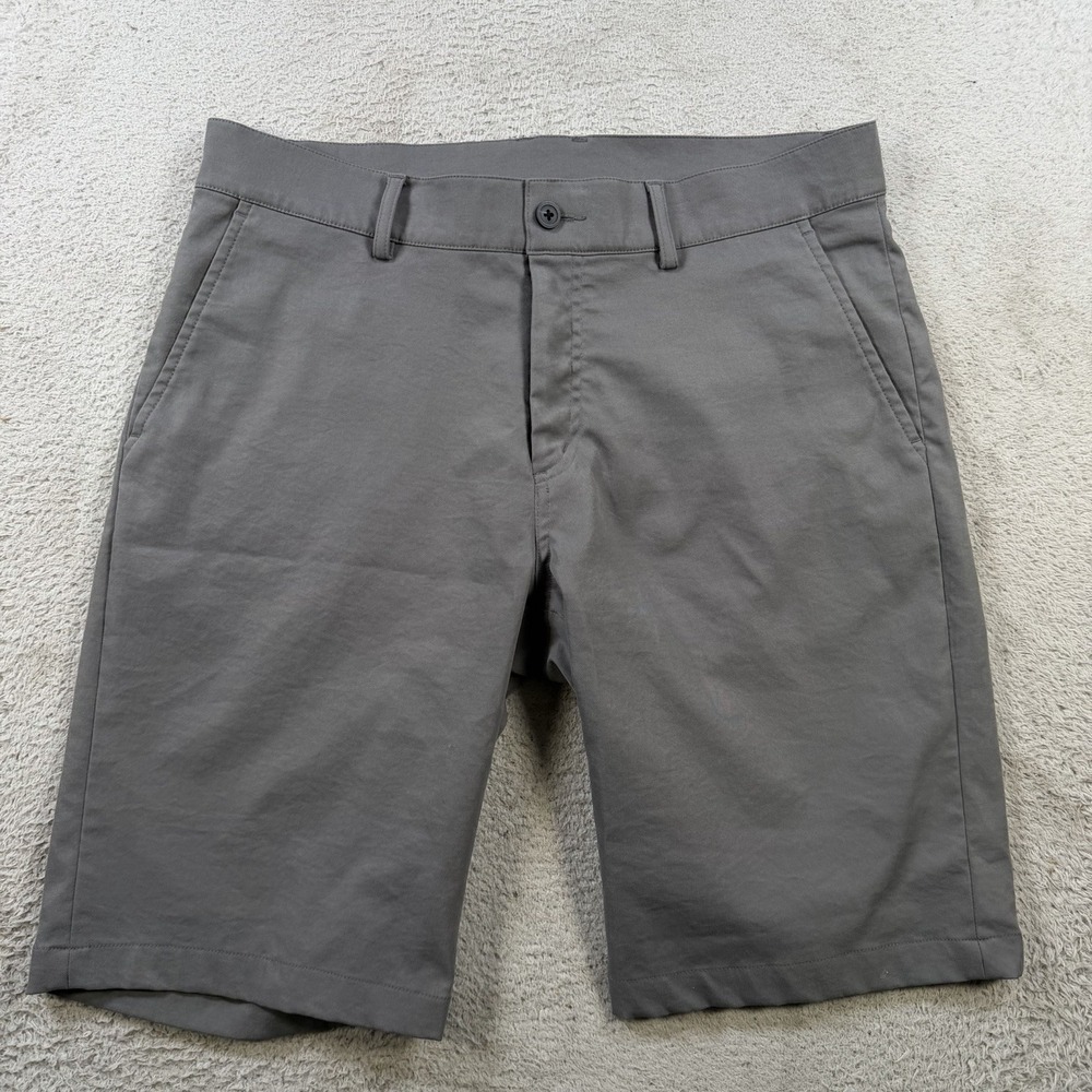 KJUS Shorts Mens 34 Grey Inmotion Performance Stretch Golf Chino Regular Fit